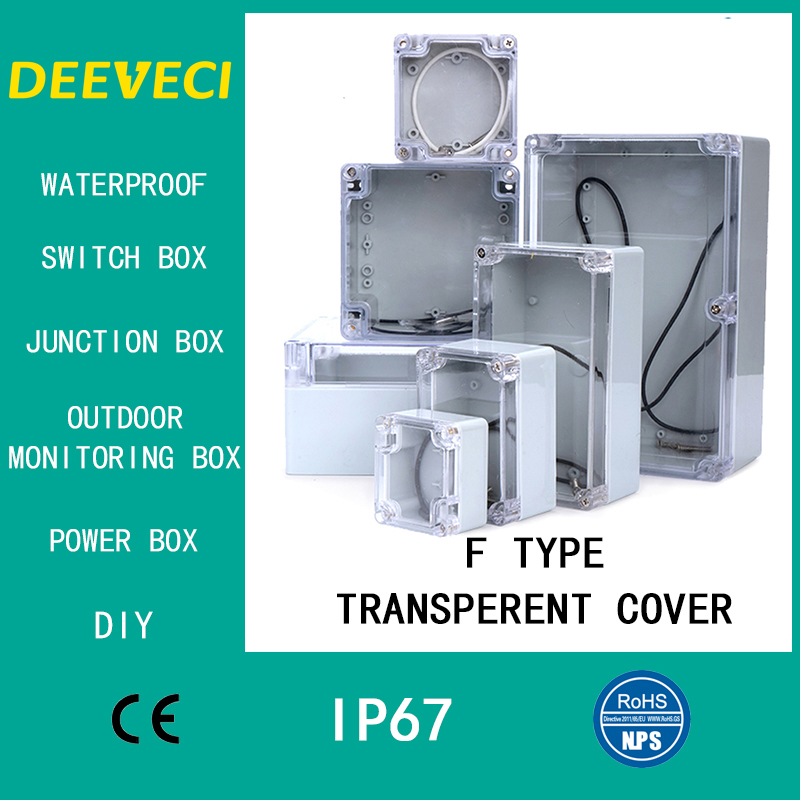 Diy Electronics Box - Transparent Waterproof Outdoor Enclosure Plastic Box