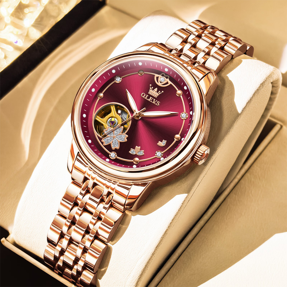 Rose Gold Wine Red Luxury Casu - đánh giá và giá Push Button Tactile