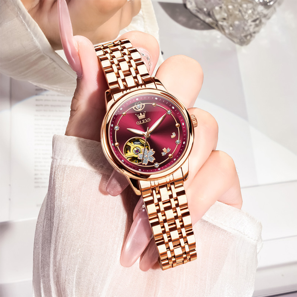 Rose Gold Wine Red Luxury Casu - đánh giá và giá Push Button Tactile