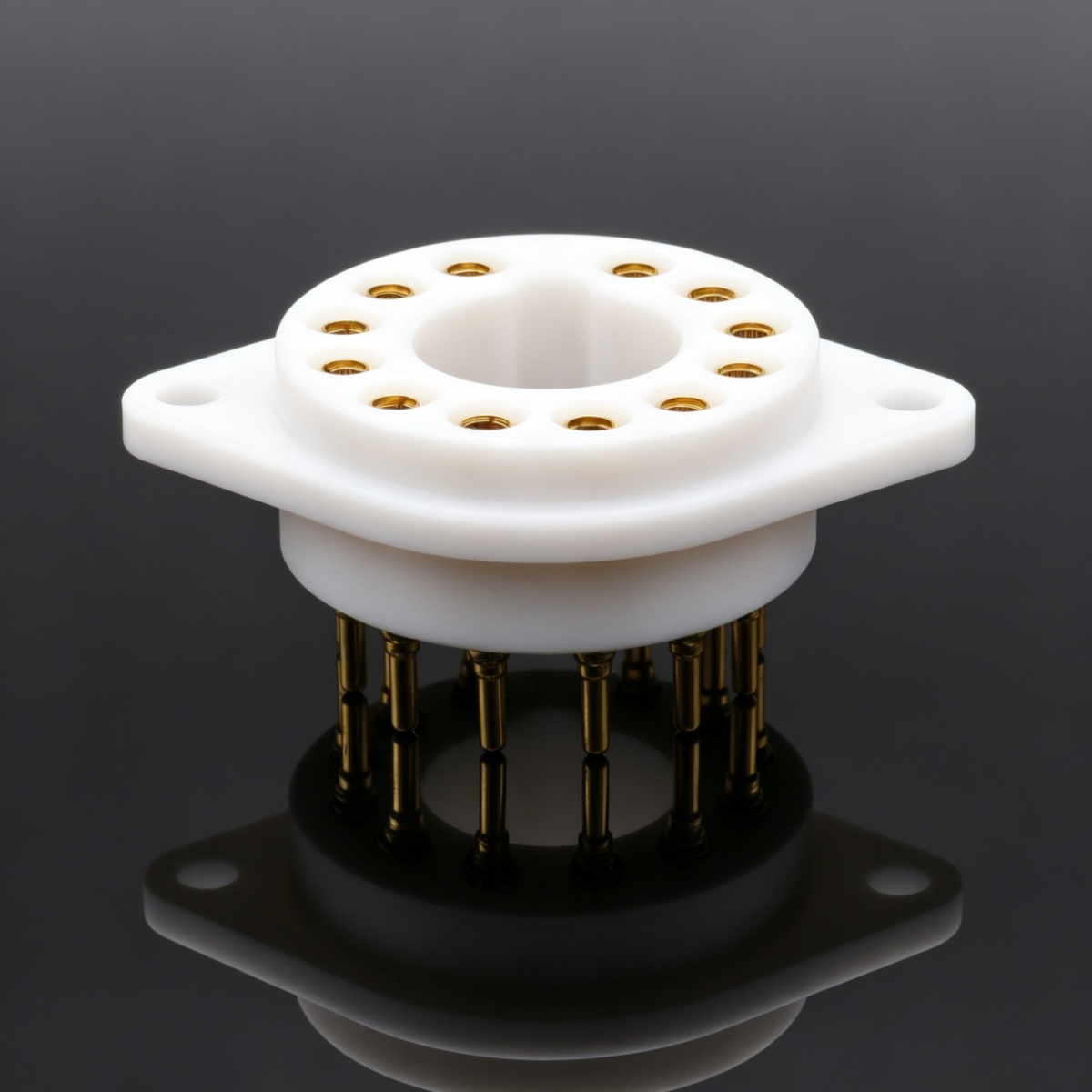 EIZZ 12 Pin PTFE Vacuum Electr - đánh giá và giá Diy Electronics Holder
