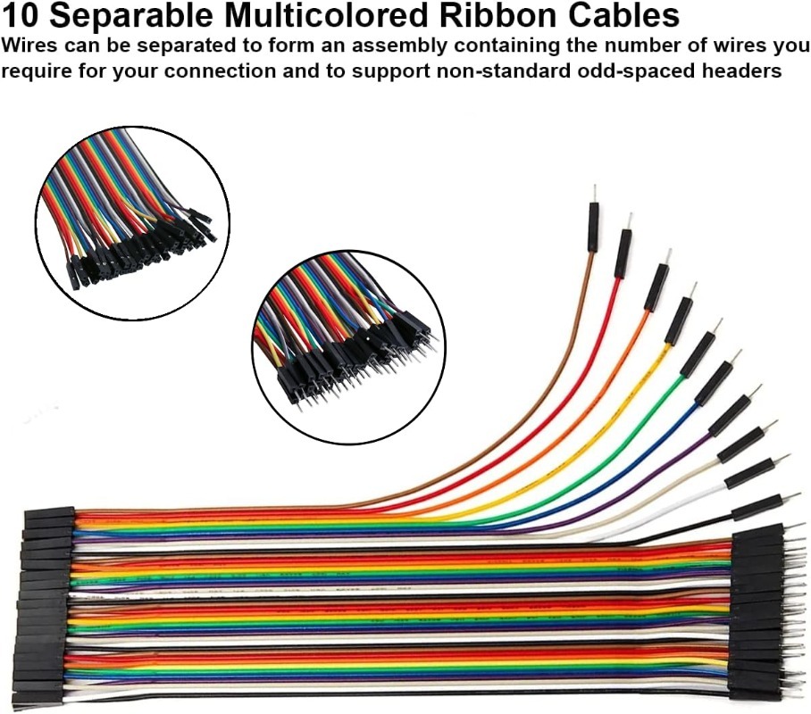 40Pin Dupont Cable Ribbon Jump - đánh giá và giá Breadboard Jumper Wire
