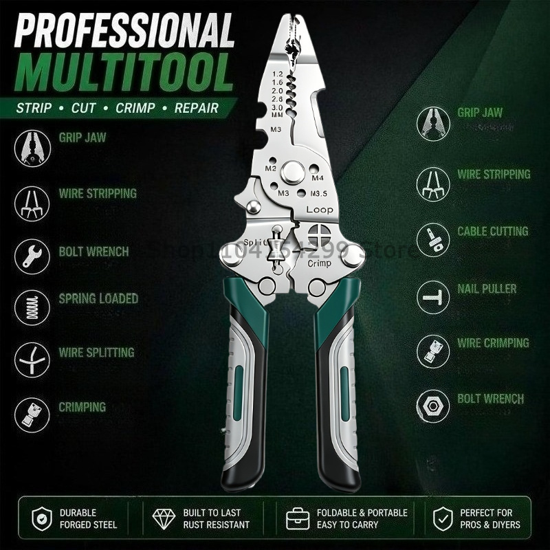 Multifunctional Copper Strippe - đánh giá và giá Wire Stripper Cutter