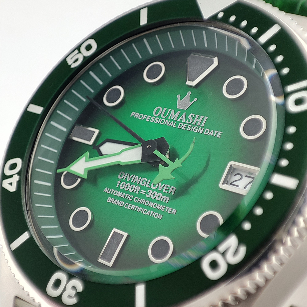 40.5mm customized watch NH35 M - đánh giá và giá Push Button Tactile
