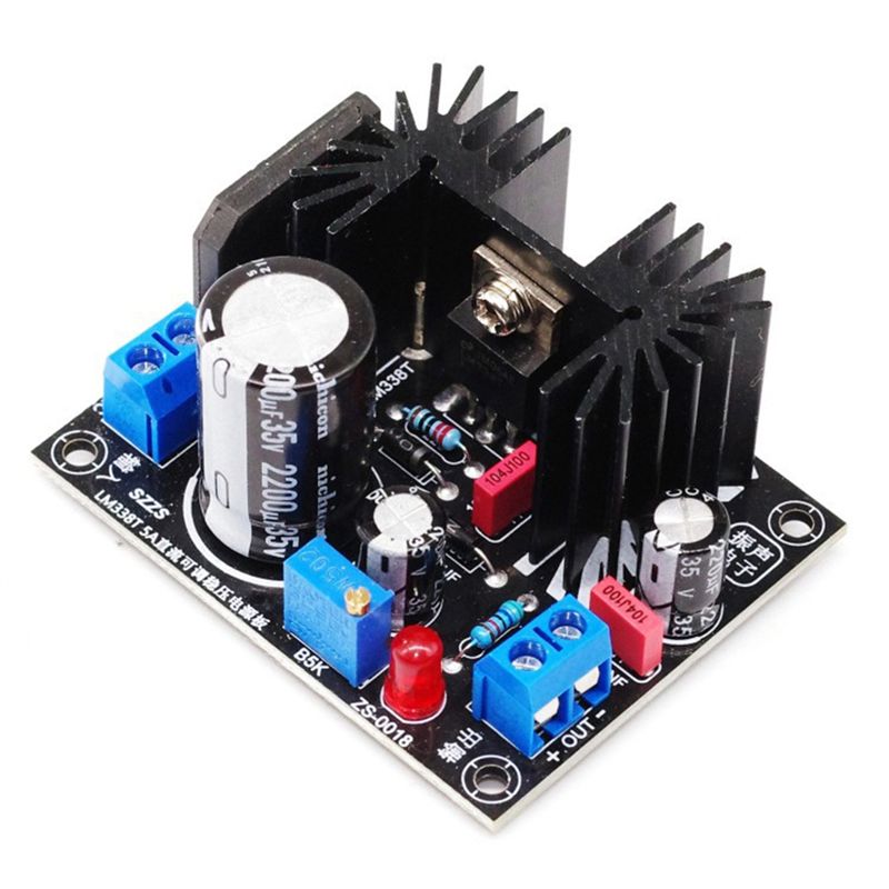 LM338 5A Output Adjustable Lin - đánh giá và giá Diy Electronics Board