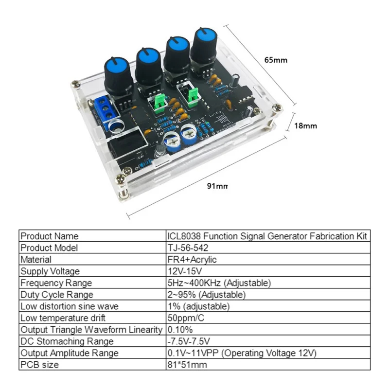 DIY ICL8038 Multifunctional Lo - đánh giá và giá Diy Electronics Repair Kit