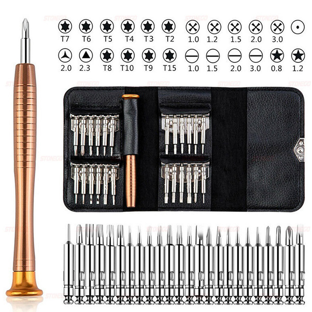 25 in 1 Precision Screwdriver  - đánh giá và giá Diy Electronics Repair Kit