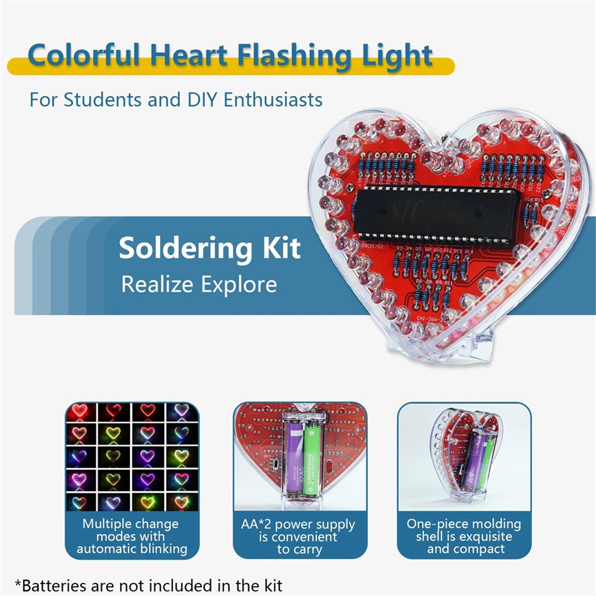 DT262/Soldering Practice Kit,  - đánh giá và giá Diy Electronics Projects For Beginners