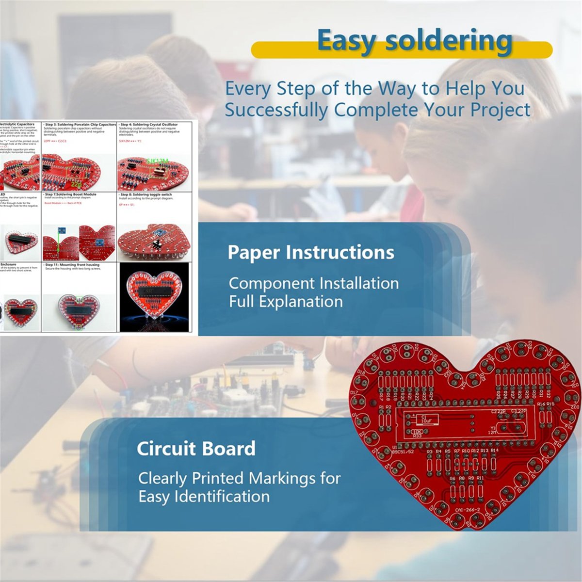DT262/Soldering Practice Kit,  - đánh giá và giá Diy Electronics Projects For Beginners