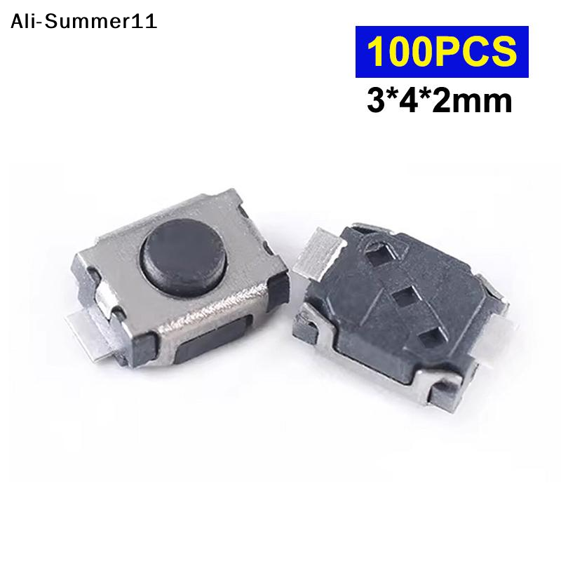 【Mm】100Pcs 3*4*2MM Micro Switc - đánh giá và giá Push Button Tactile