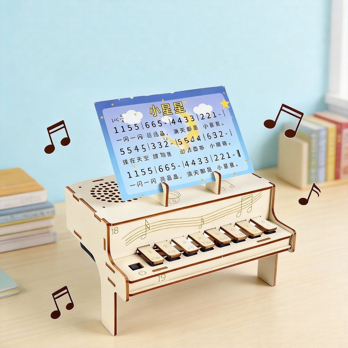 DIY Wooden Electronic Piano Mo - đánh giá và giá Diy Electronics Music