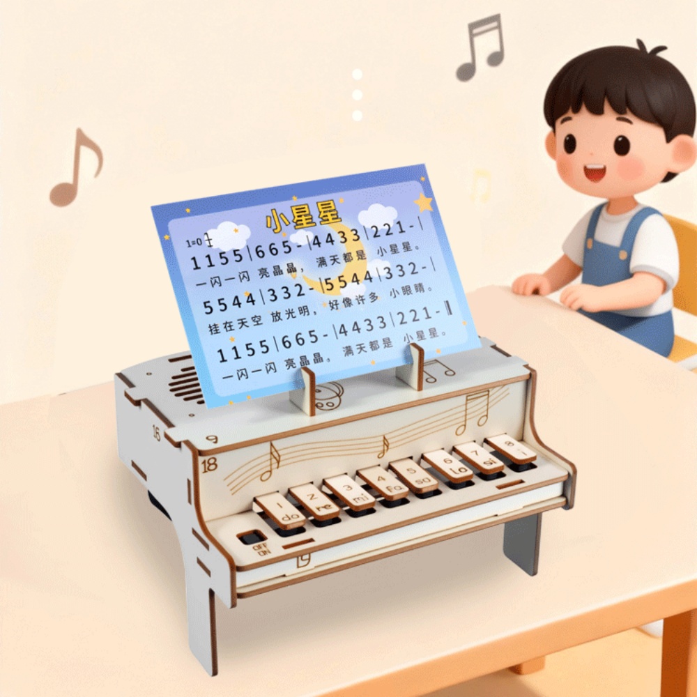 DIY Wooden Electronic Piano Mo - đánh giá và giá Diy Electronics Music