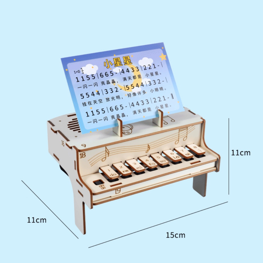 DIY Wooden Electronic Piano Mo - đánh giá và giá Diy Electronics Music