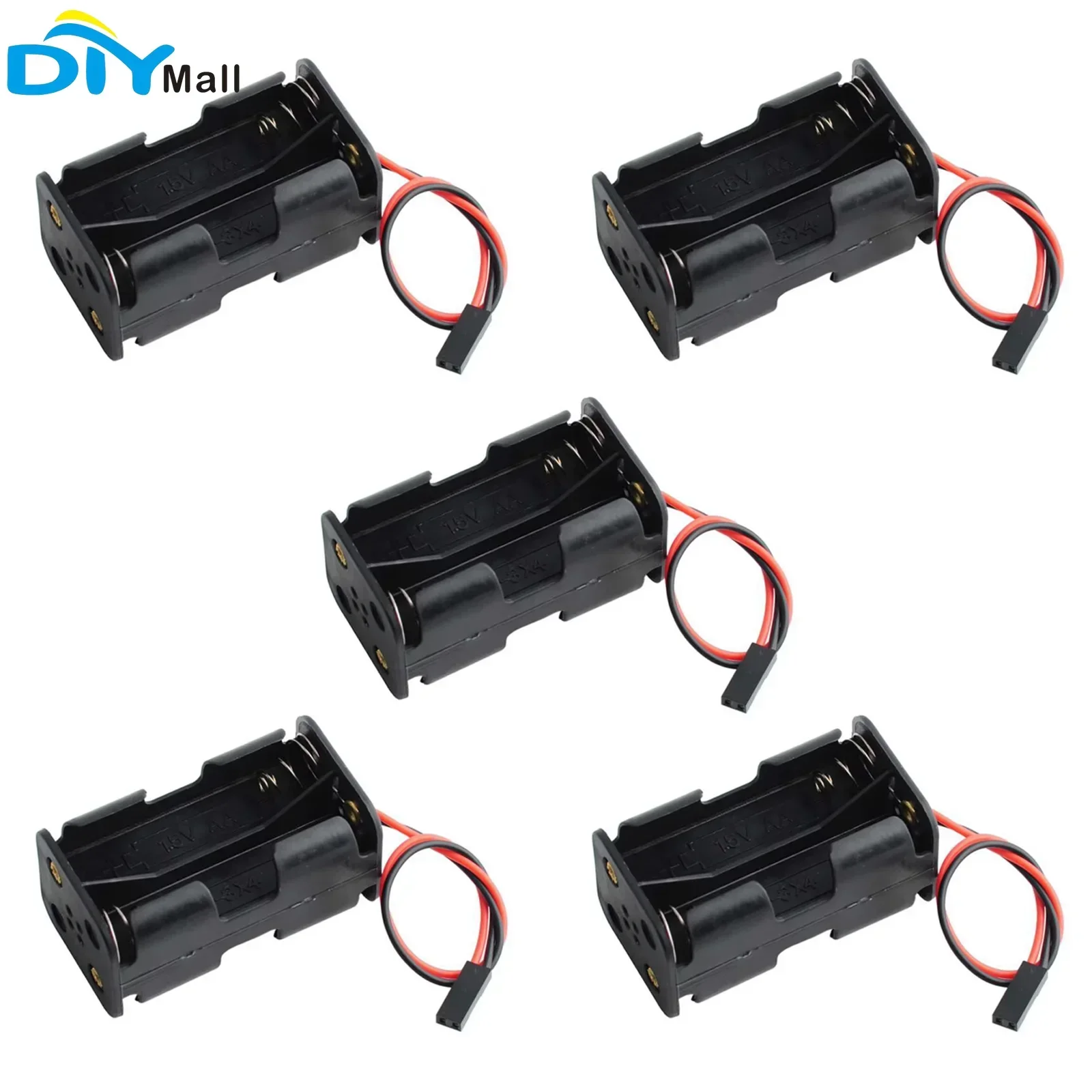 5pcs AA Battery Holder Case wi - đánh giá và giá Diy Electronics Holder