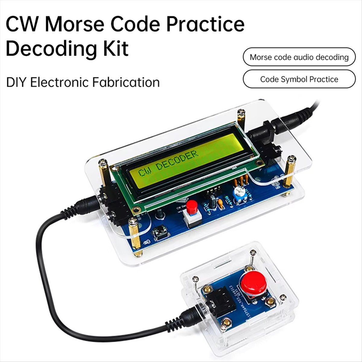 HDL DC9V CW Morse Code Decoder - đánh giá và giá Diy Electronics Board