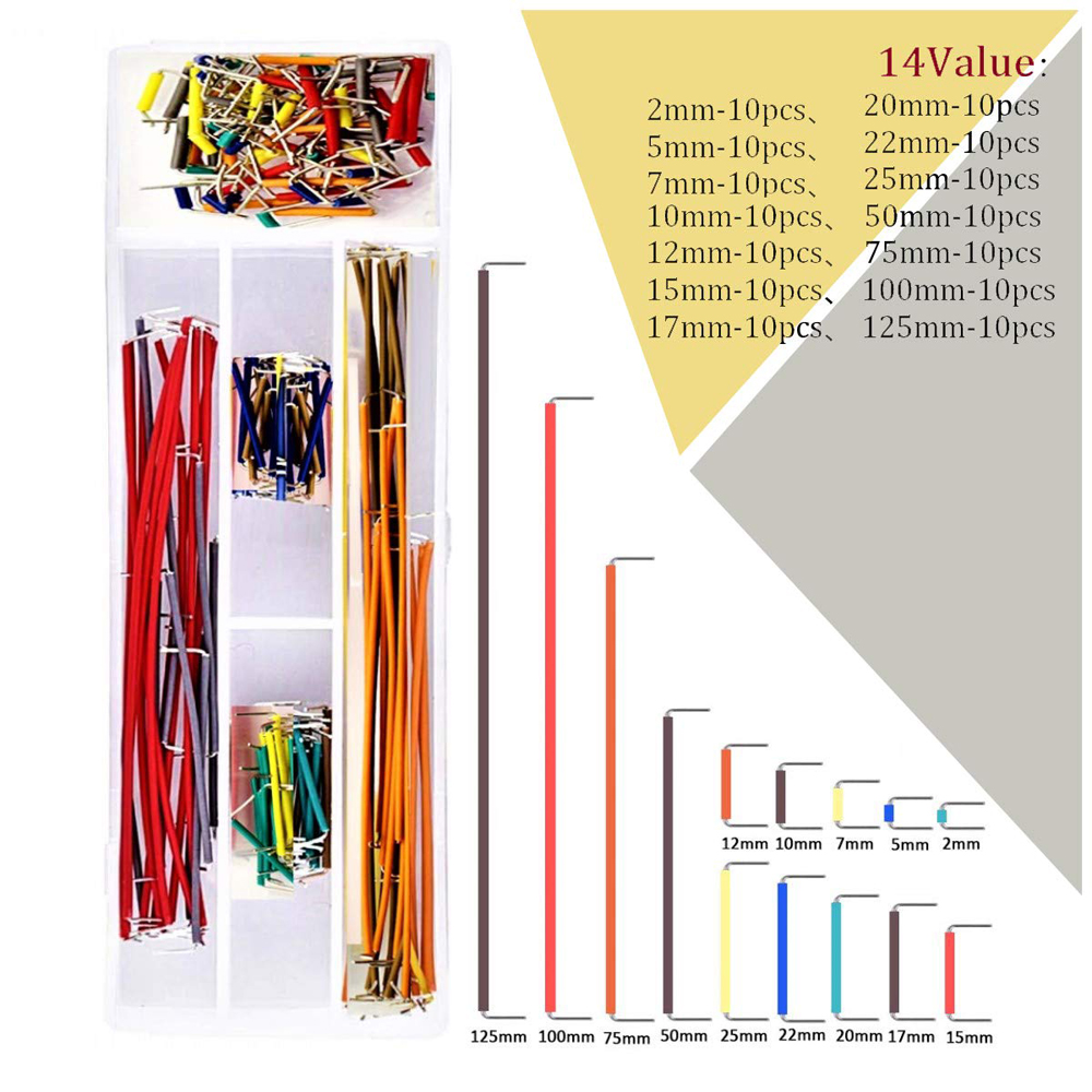 Breadboard Jumper Wire Kit wit - đánh giá và giá Breadboard Jumper Wire
