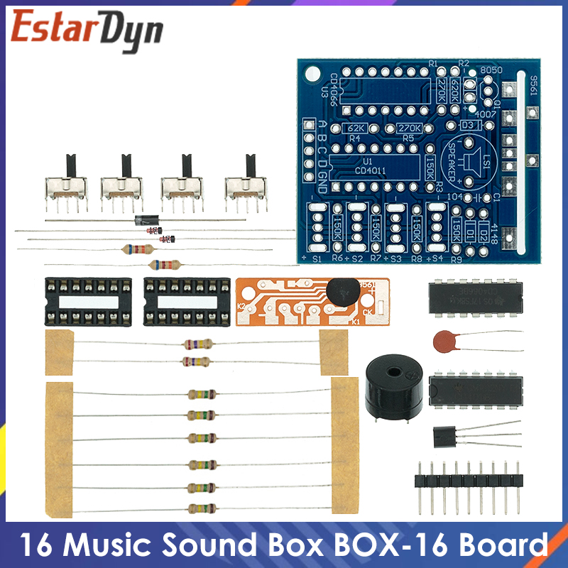 16 Music Sound Box BOX-16 Boar - đánh giá và giá Diy Electronics Music