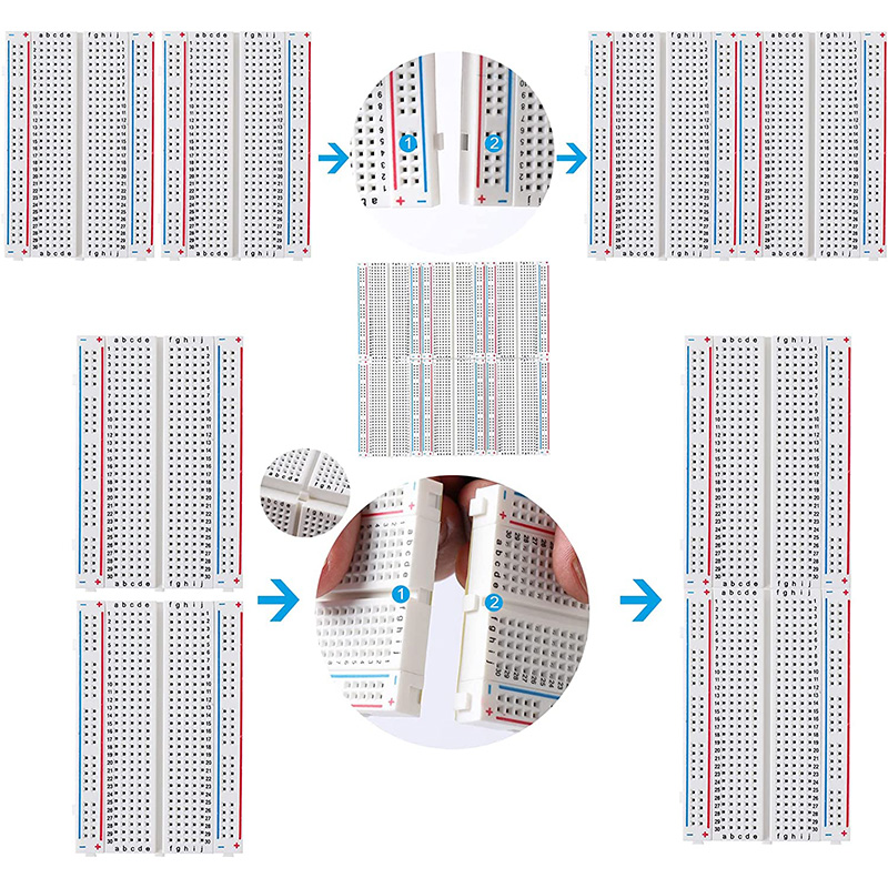 MB-102 MB102 Breadboard 400 83 - đánh giá và giá Breadboard Jumper Wire