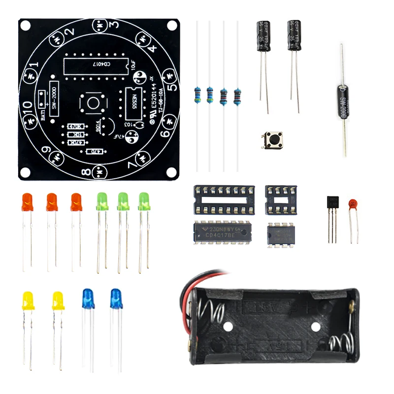 Electronic Lucky Wheel DIY Kit - đánh giá và giá Diy Electronics Projects For Beginners