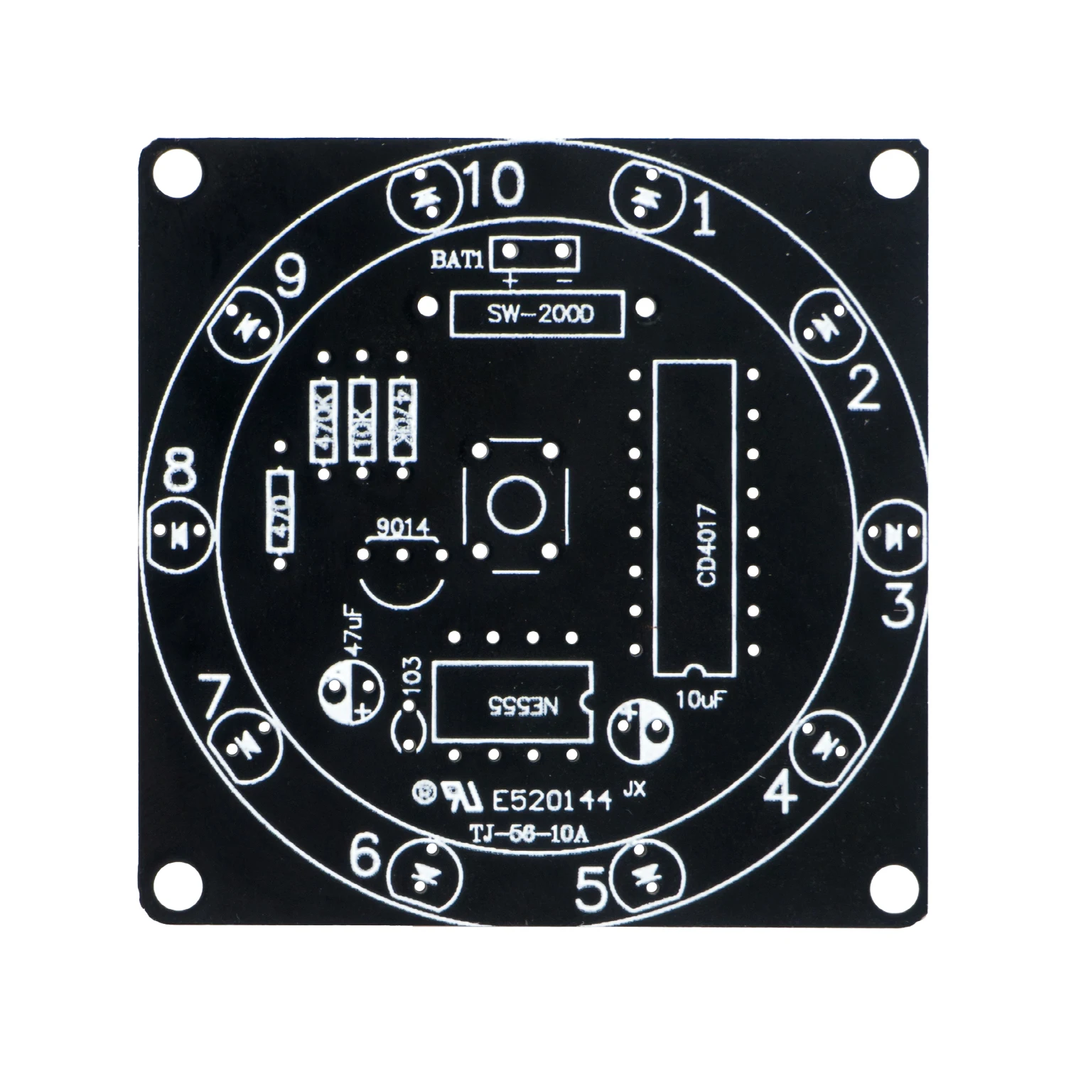 Electronic Lucky Wheel DIY Kit - đánh giá và giá Diy Electronics Projects For Beginners