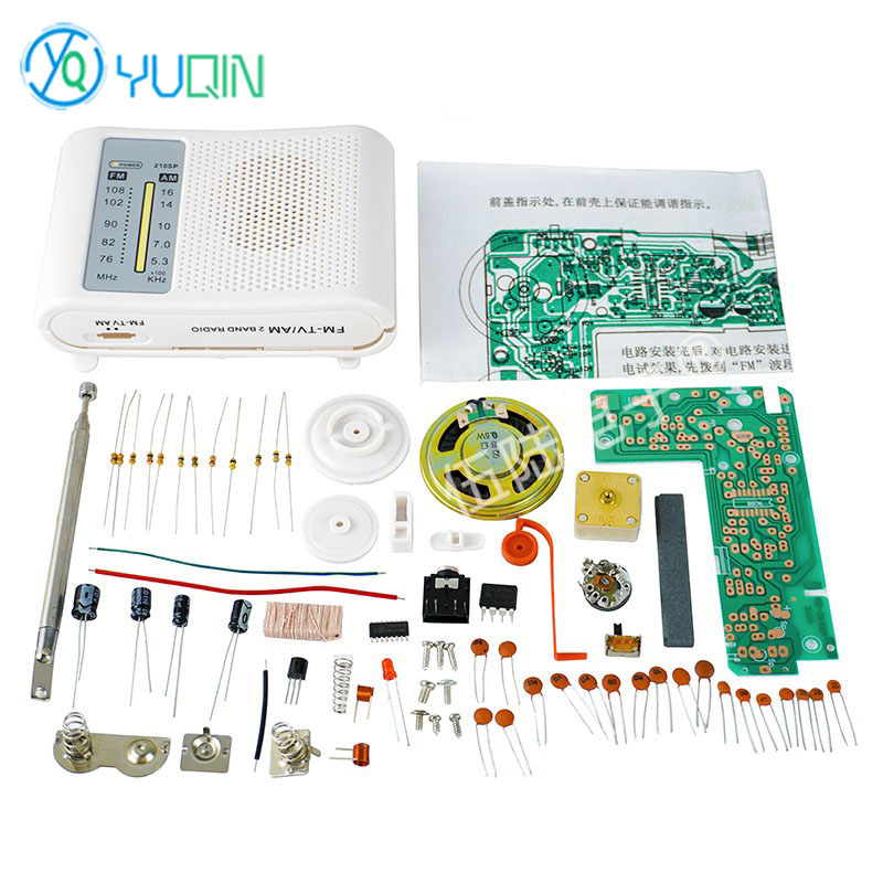210SP AM/FM Radio Kit DIY Elec - đánh giá và giá Diy Electronics Projects For Beginners