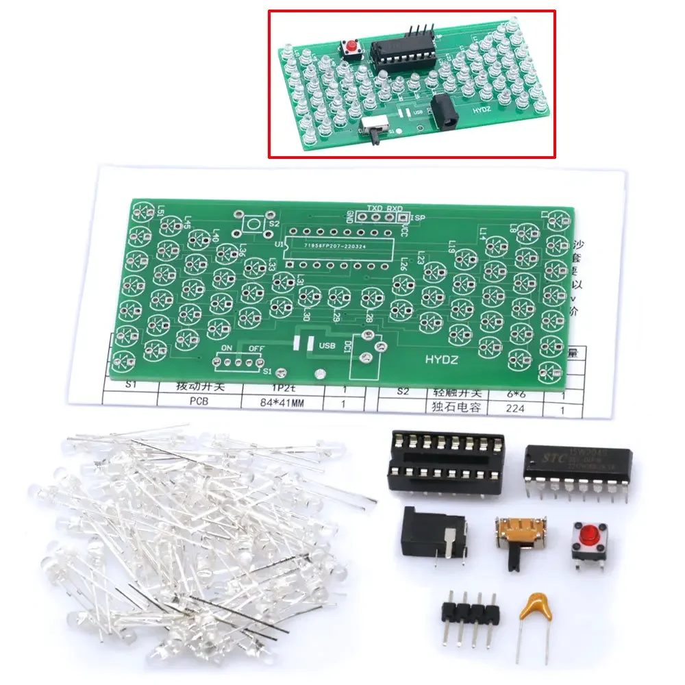 5V Electronic Hourglass DIY Ki - đánh giá và giá Diy Electronics Projects For Beginners